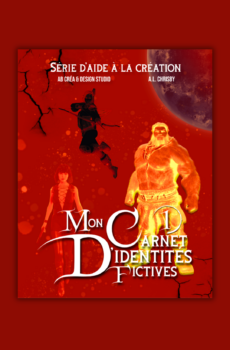 carnet personnalisable avec des questionnaires pour accompagner la creation de protagonistes antagoniste etc